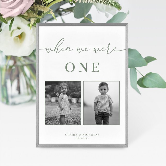 Sage Green Modern Elegante Hochzeitzeitzeitzeitzei Tischnummer (Von Creator hochgeladen)