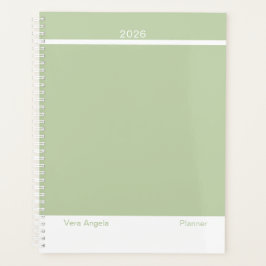 Sage Green Modern Layout Large Planer