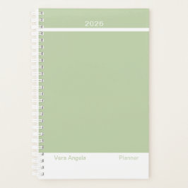 Sage Green Modern Small Planer