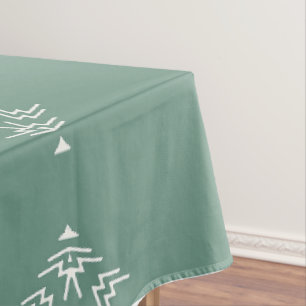Sage Green Mud Cloth Tischdecke