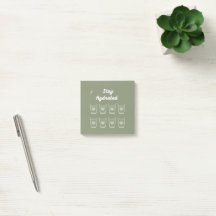 Sage green Niedlich Water Drink Tracker