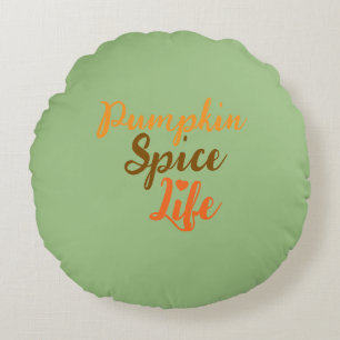 Sage Green Pillow - Modernes Minimalistisches Deko Rundes Kissen