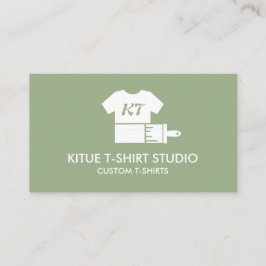 Sage Green Printing Custom Bekleidung Store Visitenkarte