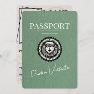 Sage Green Puerta Vallarta Pass Save The Date