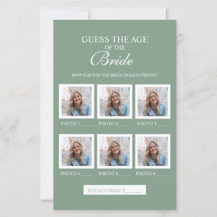 Sage Green rät das Zeitalter des Bride Paper Blatt
