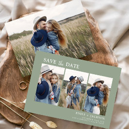 Sage Green Save the Date 4 Foto Einfach