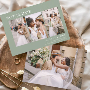 Sage Green Save the Date 4 Foto Einfach