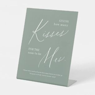 Sage green script rächen wie viele Küsse Spiel Sockelschild