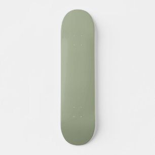 Sage Green Solid Color Skateboard
