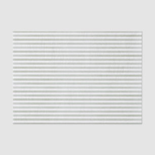 Sage Green Stripes Seidenpapier