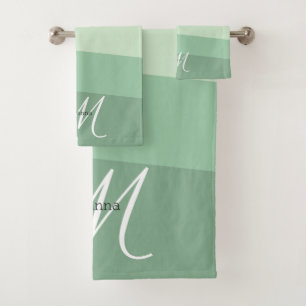 Sage Green Tones Motif géométrique