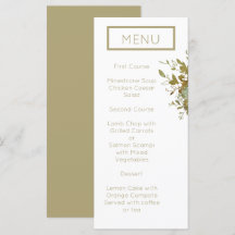 Sage Green und Gold Modernes Minimalistisches Hoch