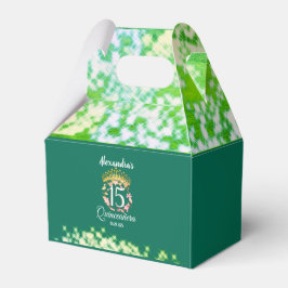 Sage Green Vintag Boho Quinceañera Spanish Gefalle Geschenkschachtel
