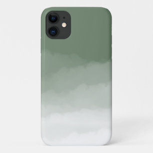 Sage Green Watercolor Ombre (sage grün/weiß) Case-Mate iPhone Hülle