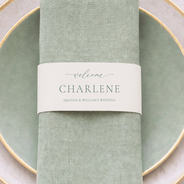 Sage Green Wedding Belly Band Wrap (Von Creator hochgeladen)