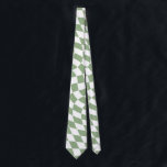 Sage Green Wedding Collection Karo überprüft Krawatte<br><div class="desc">Moderne bohemian Sage Green Farbe Thema Braut-Hochzeitsfeier Produkte. Die trendigen Karos aus dem Retro-Stil sind in einem eleganten und schicken Sage Green und Weiß mit Tellern aus karierten Karton-Papieren gestaltet.</div>