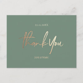 Sage Green Wedding Dankeschön Karten Elegantes Skr