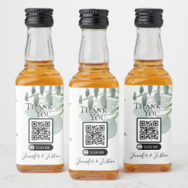 Sage Green Wedding Mini Gastgeschenke Hochzeiten Alkoholflaschenetikett