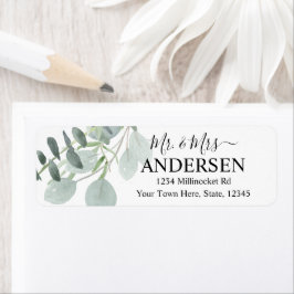 Sage Green Wedding Rücksendeadresse