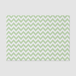 Sage Green ZigZag / Zickzack Muster Seidenpapier