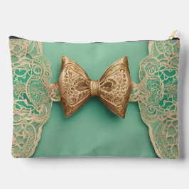 Sage Greenery Bow Krawatte Kunst Zubehörtasche