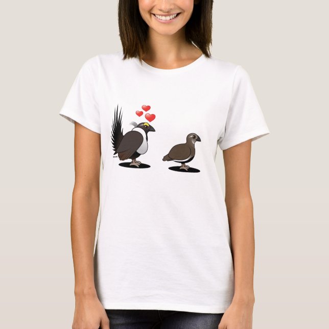 Sage Grouse-Liebe T-Shirt (Vorderseite)