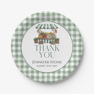 Sage Grün Frisch Vom Markt Pappteller