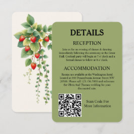 Sage Grün Hochzeit Beilage Karten Set