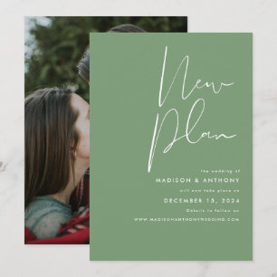 Sage Grün Minimalistische Fotografie Neuer Plan Ho Ankündigung
