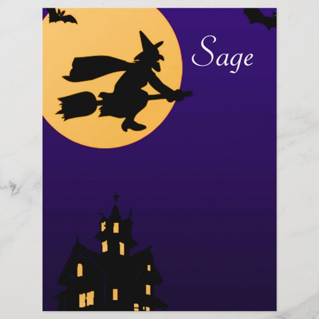 Sage Halloween Letterhead (Vorderseite)