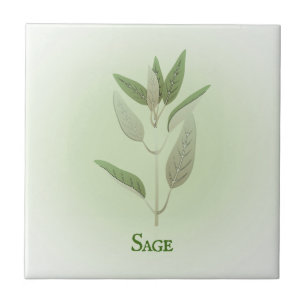 Sage Herbal Design Carreaux en céramique