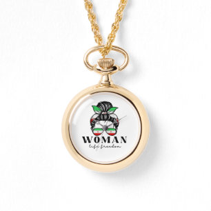 Sage ihren Namen Masha Amini Women Life Freedom Su Armbanduhr
