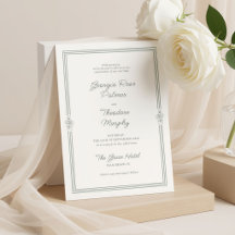Sage & Ivory | Minimalistische Schrift Hochzeit