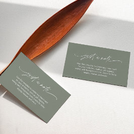 SAGE Just a Note Encryption Card Bohemisch Begleitkarte