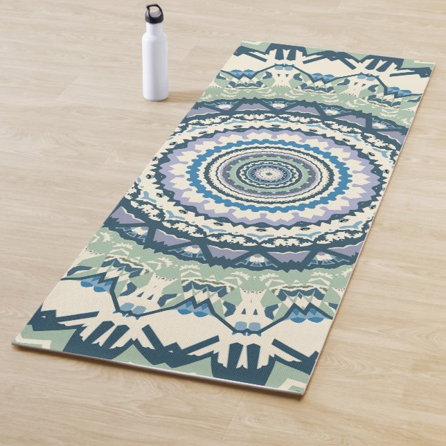Sage Lavender Mandala Yogamatte (Beispiel)