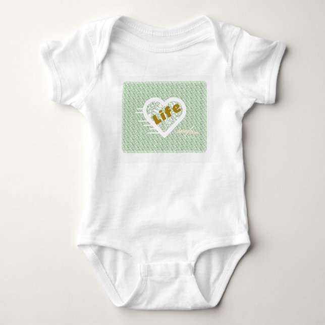 Sage Life Baby Bodysuit von Adiela Akoo Baby Strampler (Vorderseite)