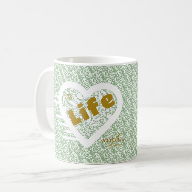 Sage Life Mug par la poète Adiela Akoo (Devant gauche)