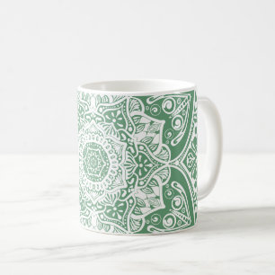 Sage Mandala Kaffeetasse