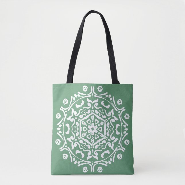 Sage Mandala Tasche (Vorderseite)