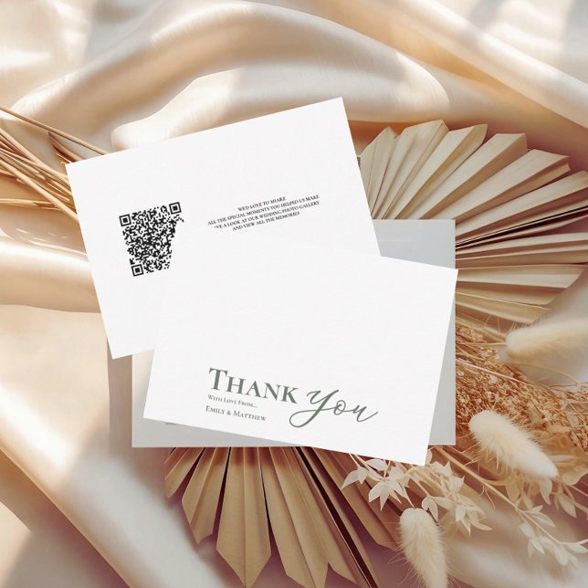 Sage Mariage Carte de remerciements pour chaque dé (Créateur téléchargé)