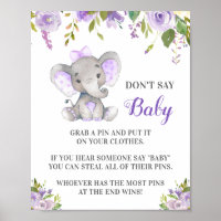 Sage nicht Baby Button Game Elephant Baby Girl Sho