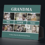 Sage Oma Wir Liebe Sie FotoCollage Fotoplatte<br><div class="desc">Oma Wir Liebe Sie Foto Collage. 6 Fotos. Anpassen. Hintergrund der Seite.</div>