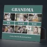 Sage Oma Wir Liebe Sie FotoCollage Fotoplatte<br><div class="desc">Oma Wir Liebe Sie Foto Collage. 6 Fotos. Anpassen. Hintergrund der Seite.</div>