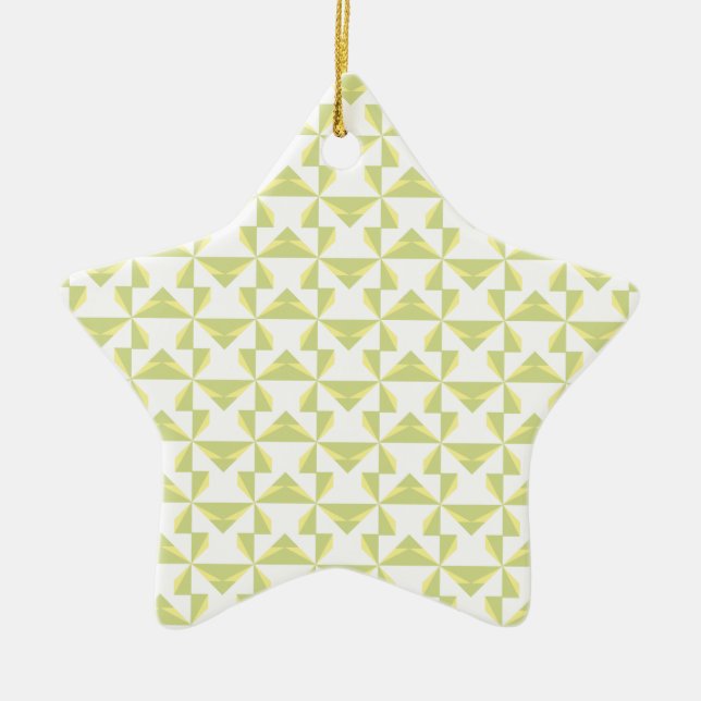 Sage Pinwheels Keramikornament (Vorne)