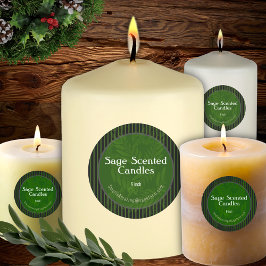 Sage Runder Aufkleber