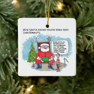 Sage Santa Keramik Keramikornament