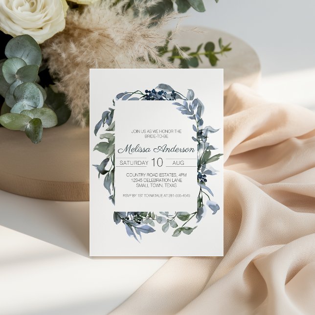 Sage Silver Green Floral Brautparty (Von Creator hochgeladen)