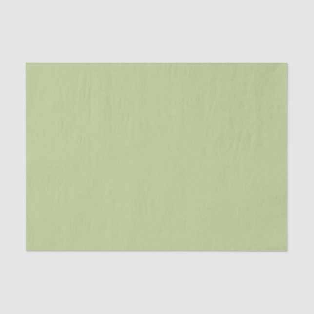 Sage Solid Color Seidenpapier (Vorderseite)