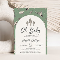 Sage Southwest Baby Dusche Einladung