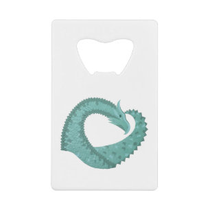 Sage vert coeur dragon sur blanc